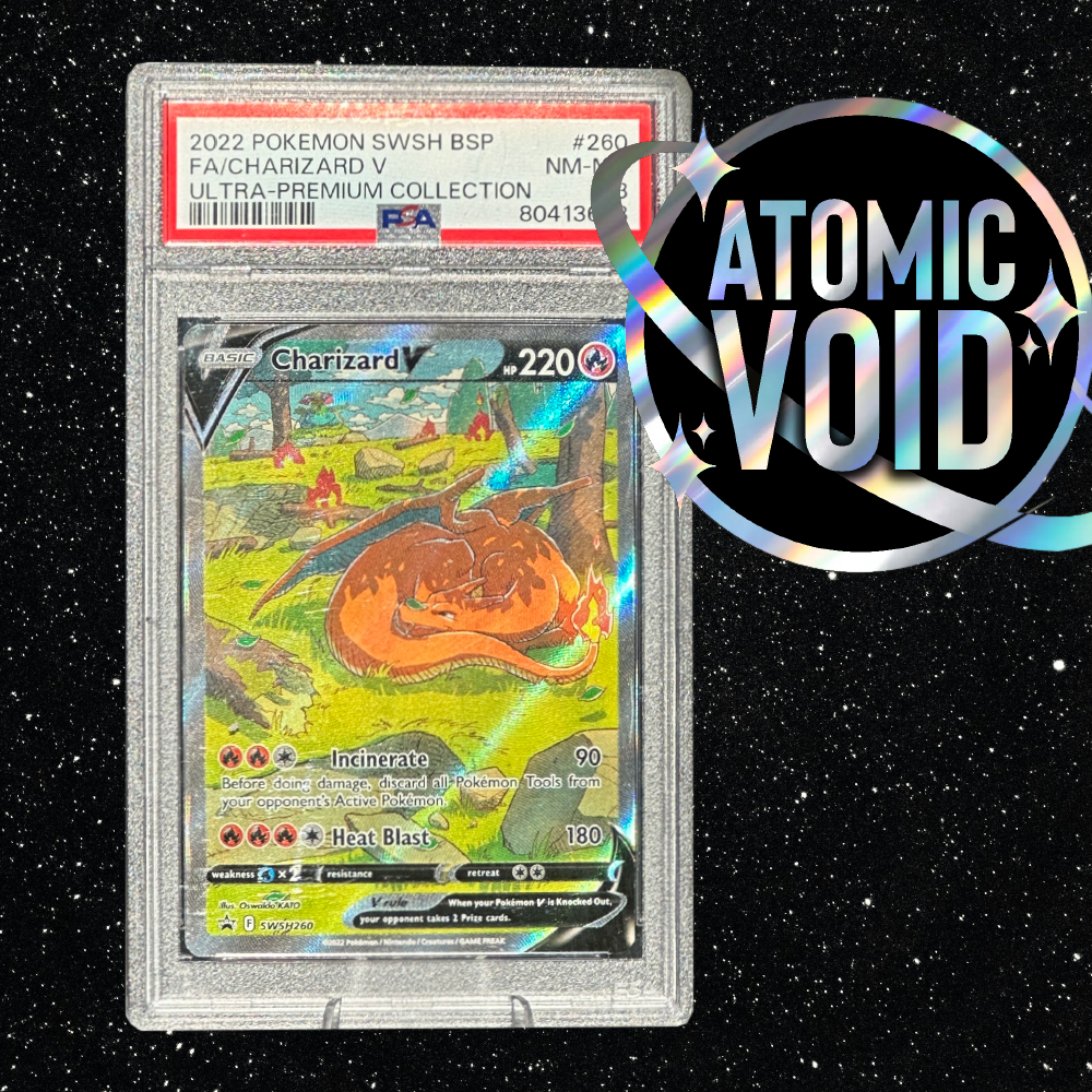 2022 Charizard V UPC #260 Full Art Holo PSA 8