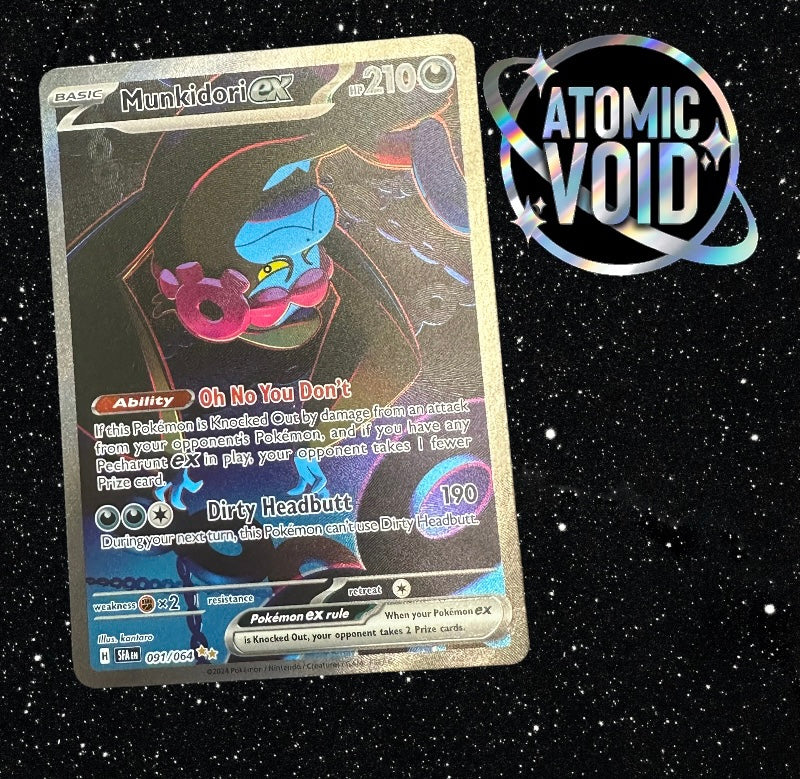 munkidori ex pokemon card MUNKIDORI EX Secret Rare Shrouded Fable