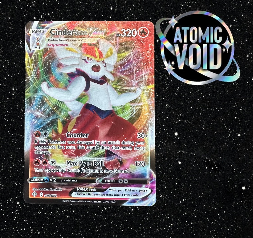 CINDERACE VMAX Shining Fates Holo 019/072