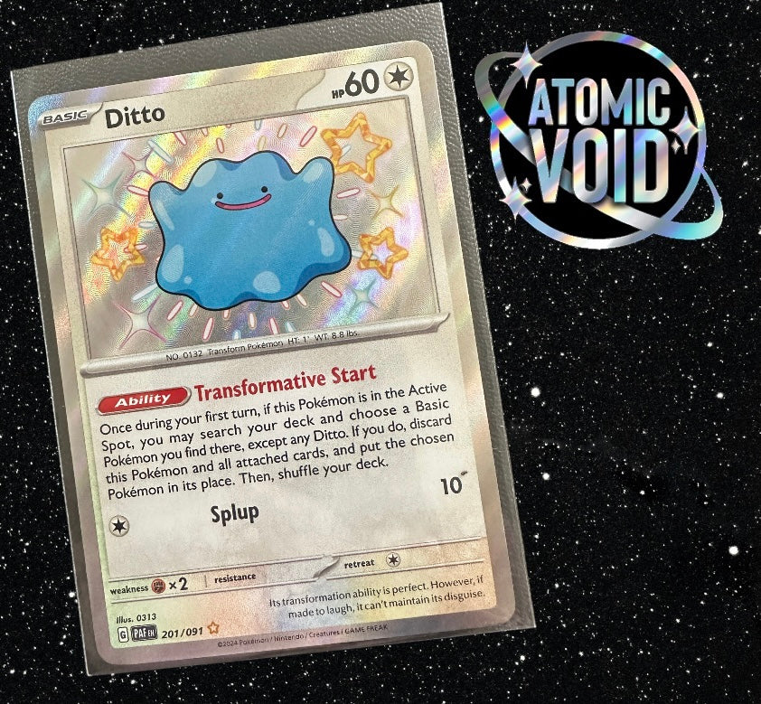 DITTO - Shiny Secret Rare - Paldean Fates 201/091