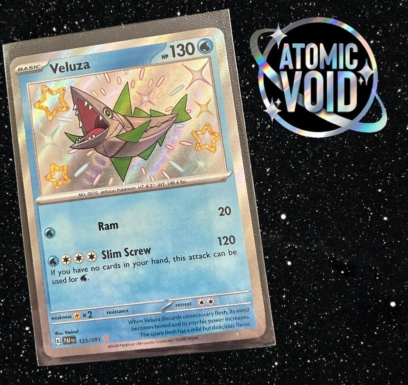 VELUZA - Shiny Secret Rare - Paldean Fates 125/091