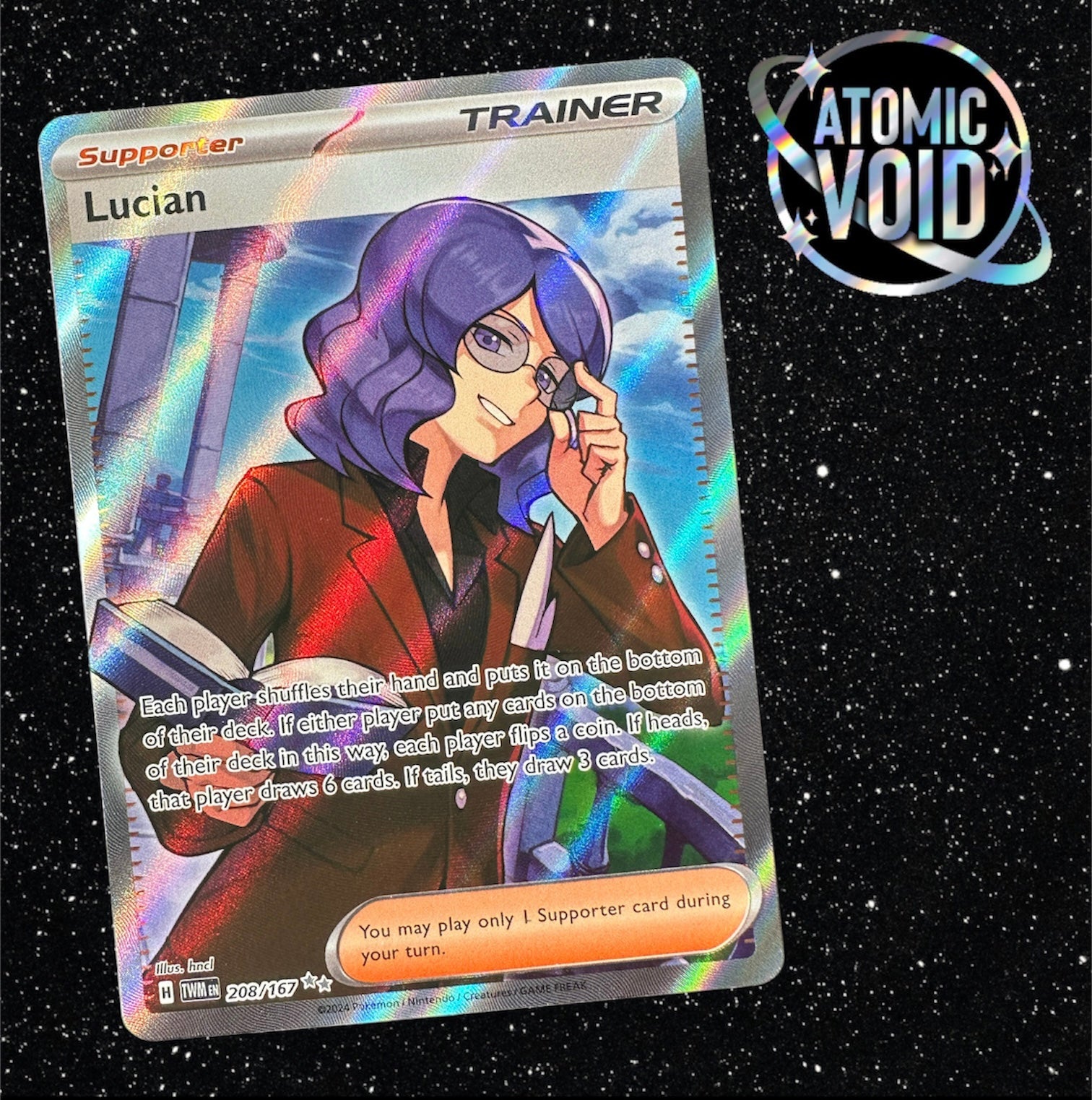 lucian pokemon card LUCIAN - Twilight Masquerade