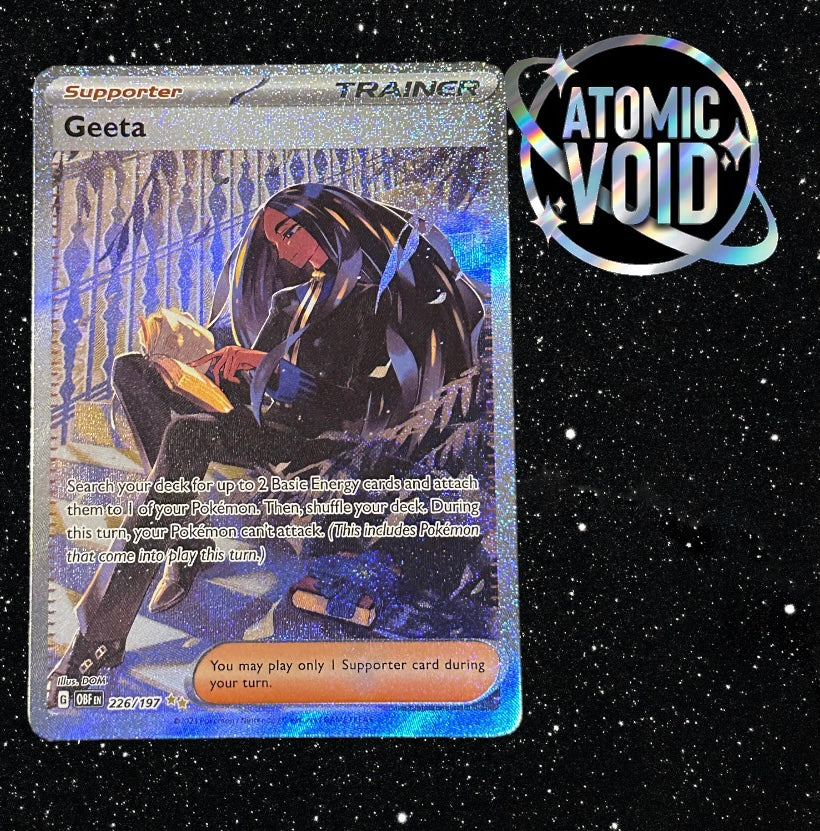 GEETA Full Art Holo 226/197 Obsidian Flames