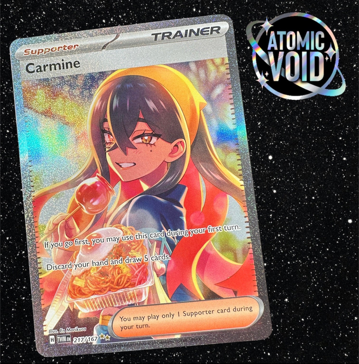 CARMINE - Twilight Masquerade - Full Art 217/167 Atomic Void CARMINE - Twilight Masquerade - Full Art 217/167 Atomic Void