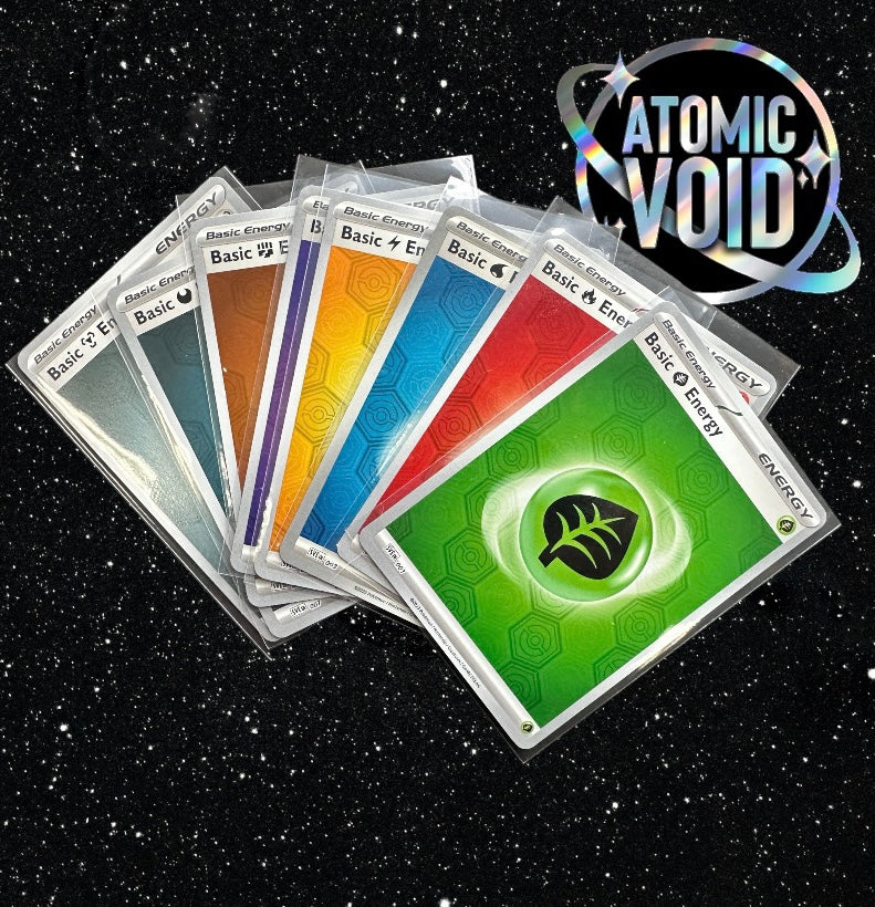 HOLO ENERGY CARD SET - All 8 Shrouded Fable energy holos!