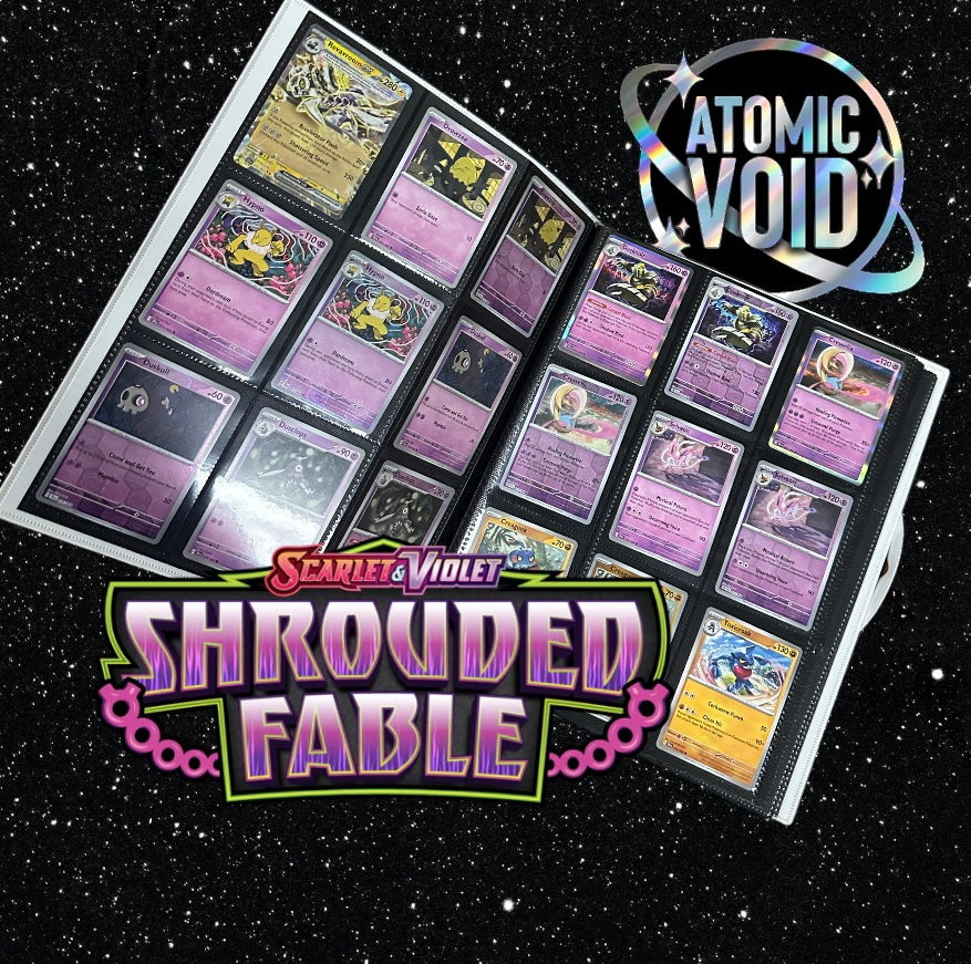 SHROUDED FABLE COMPLETE SET IN BINDER - All ex, holo & reverse holos!