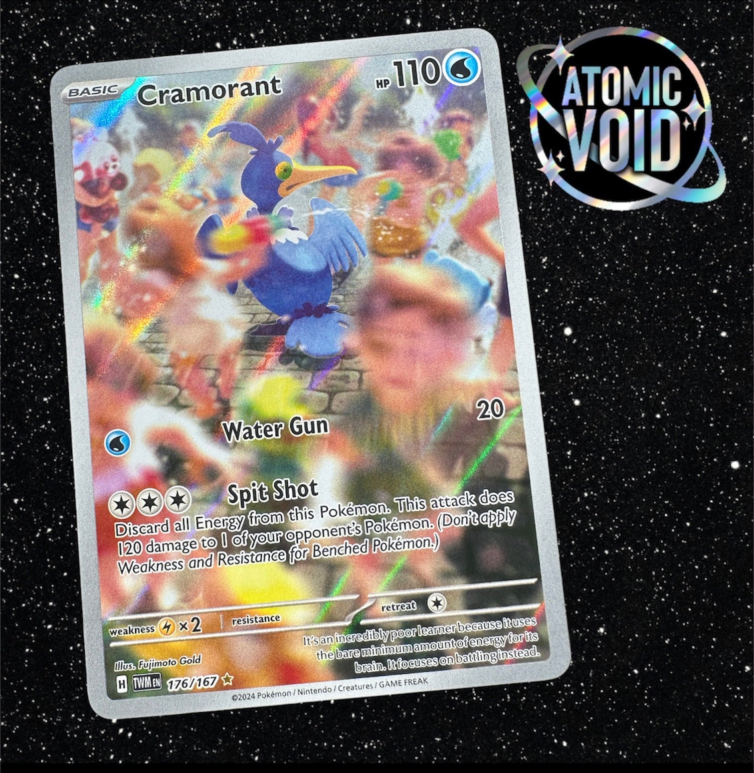 CRAMORANT - Twilight Masquerade - Full Art 176/167 Atomic Void CRAMORANT - Twilight Masquerade - Full Art 176/167 Atomic Void