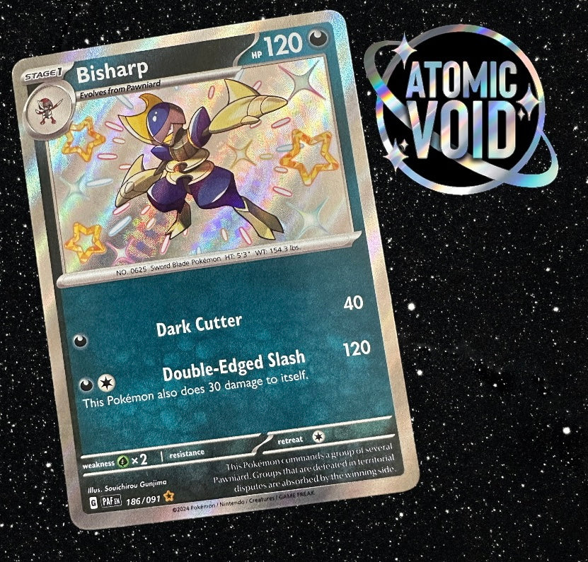 BISHARP - Shiny Secret Rare - Paldean Fates 186/091