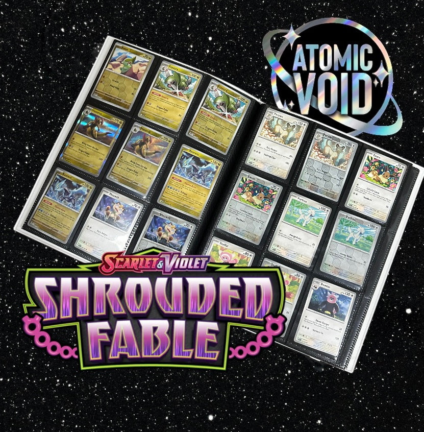 SHROUDED FABLE COMPLETE SET IN BINDER - All ex, holo & reverse holos!