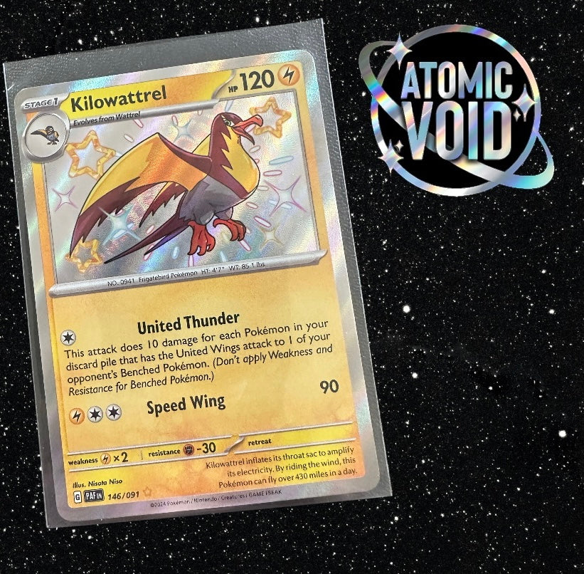 KILOWATTREL - Shiny Secret Rare - Paldean Fates 146/091