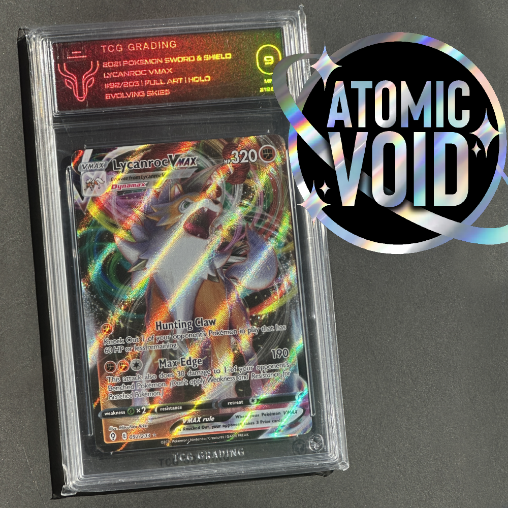 Lycanroc VMAX 2021 Evolving Skies #92 Full Art Holo TCG 9