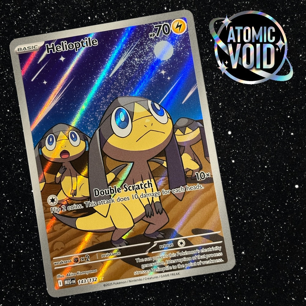 Helioptile Full Art 143/132 - Mega Evolution  Atomic Void