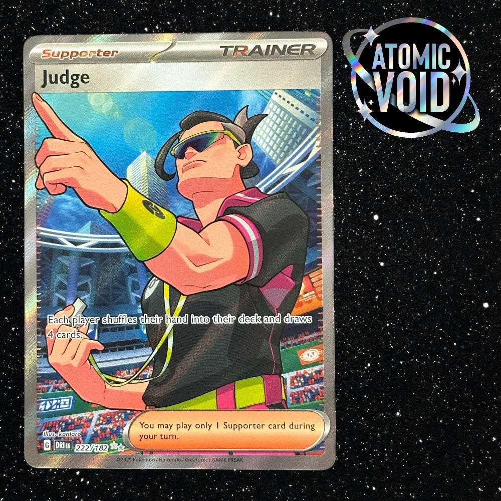 Judge - Full Art - 222/182 - Pokémon Destined Rivals