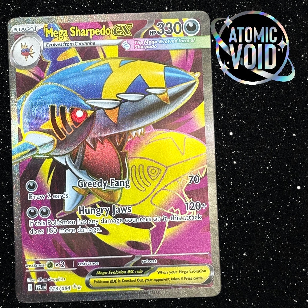 mega sharpedo pokemon card Mega Sharpedo 113/094 - Ultra Rare