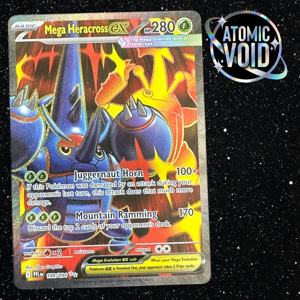 Mega Heracross 108/094 - Ultra Rare - Phantasmal Flames
