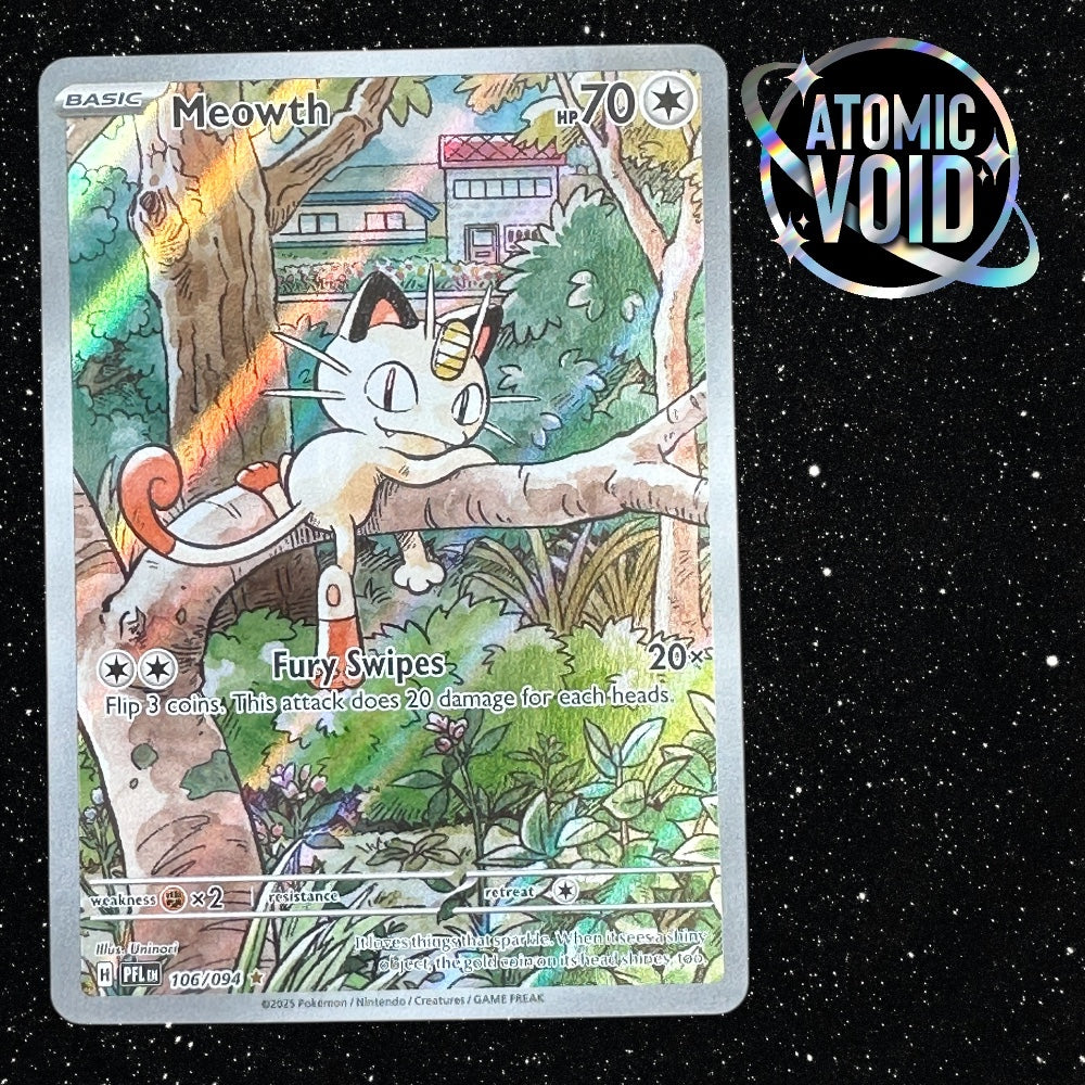 Meowth 106/094 - Illustration Rare - Phantasmal Flames