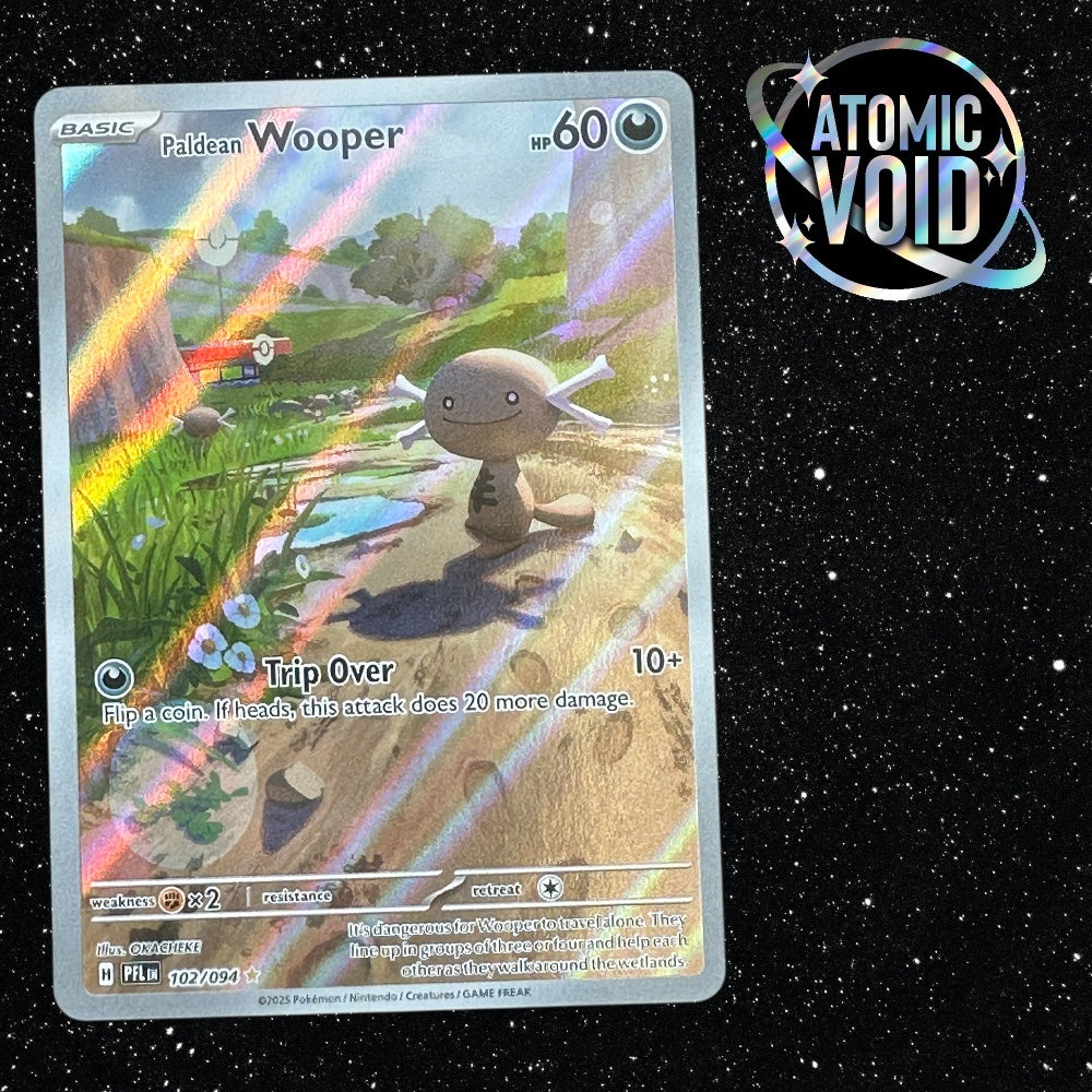 Paldean Wooper 102/094 - Illustration Rare - Phantasmal Flames