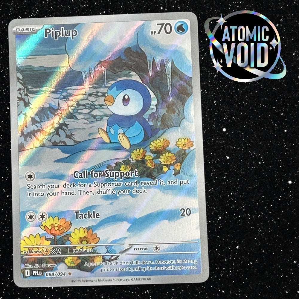 Piplup 098/094 - Illustration Rare - Phantasmal Flames