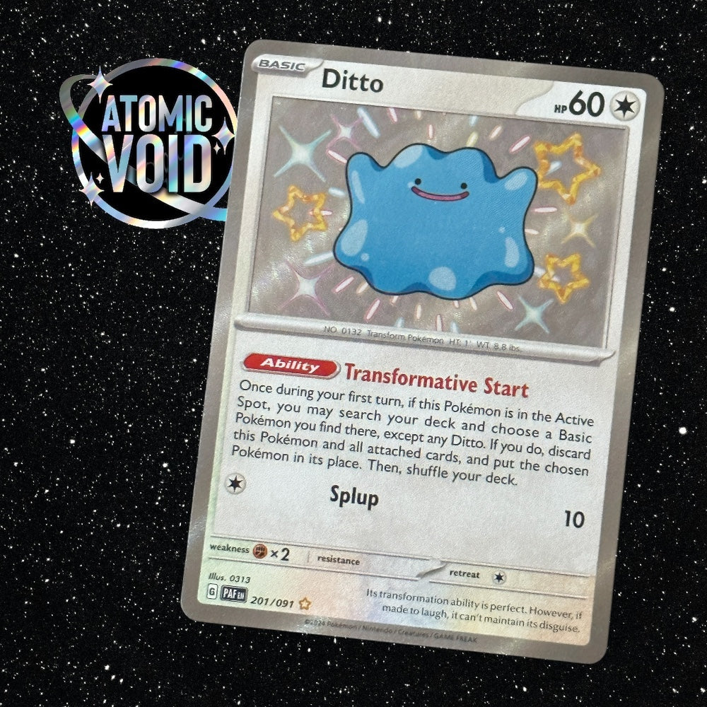 Ditto - Shiny Secret Rare - Paldean Fates 201/091