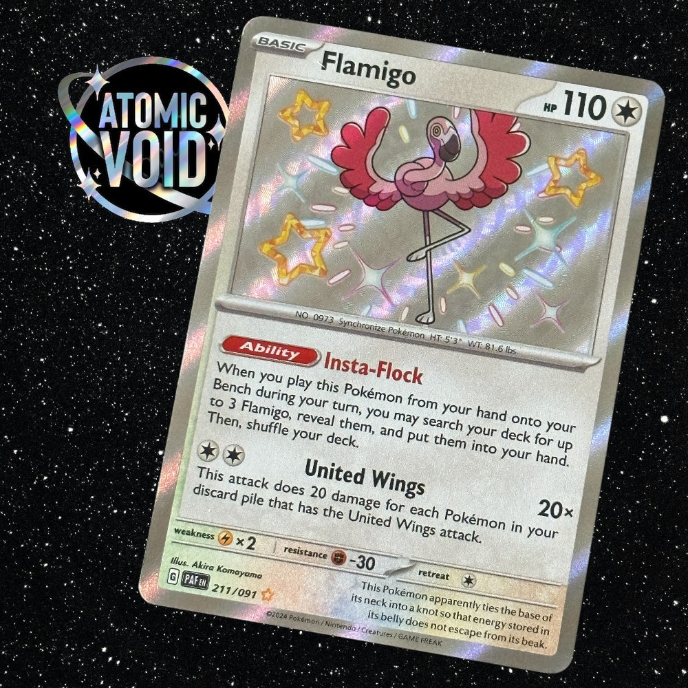 Flamigo - Shiny Secret Rare - Paldean Fates 211/091