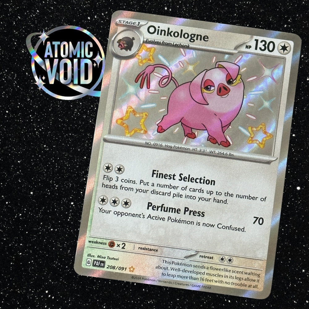Oinkogne - Shiny Secret Rare - Paldean Fates 208/091