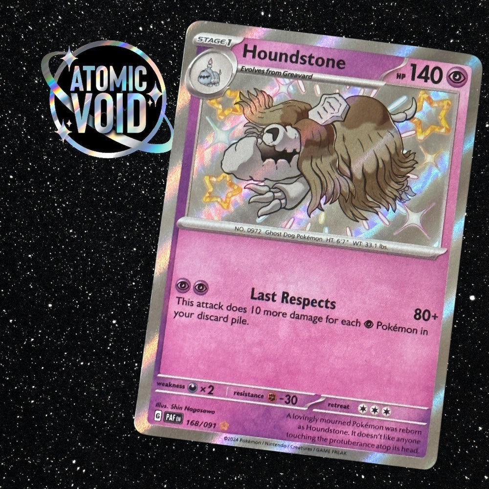 Houndstone - Shiny Secret Rare - Paldean Fates 168/091
