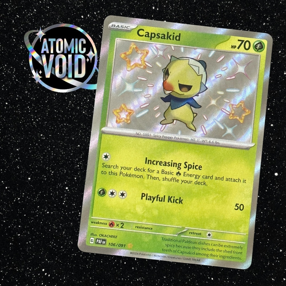 Capsakid - Shiny Secret Rare - Paldean Fates 106/091