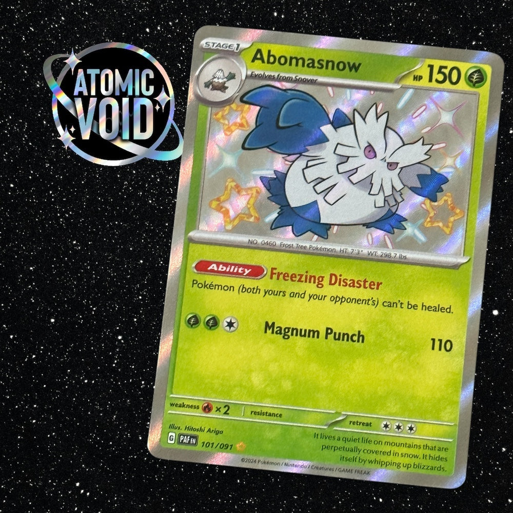 Abomasnlw - Shiny Secret Rare - Paldean Fates 101/091