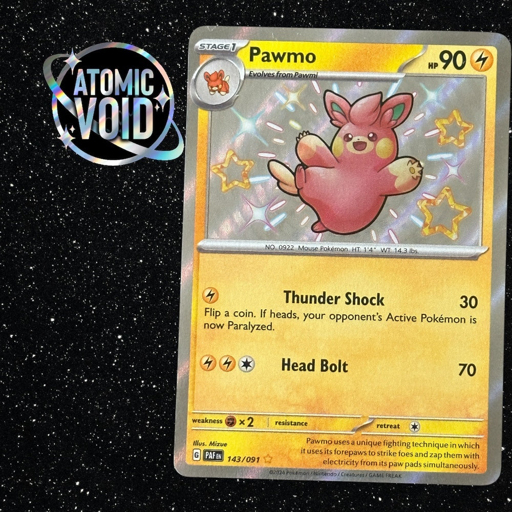Pawmi - Shiny Secret Rare - Paldean Fates 143/091