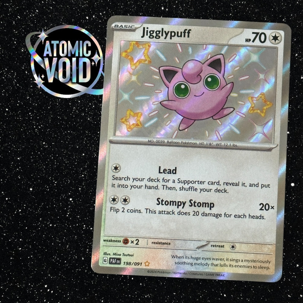 Jigglypuff - Shiny Secret Rare - Paldean Fates 198/091