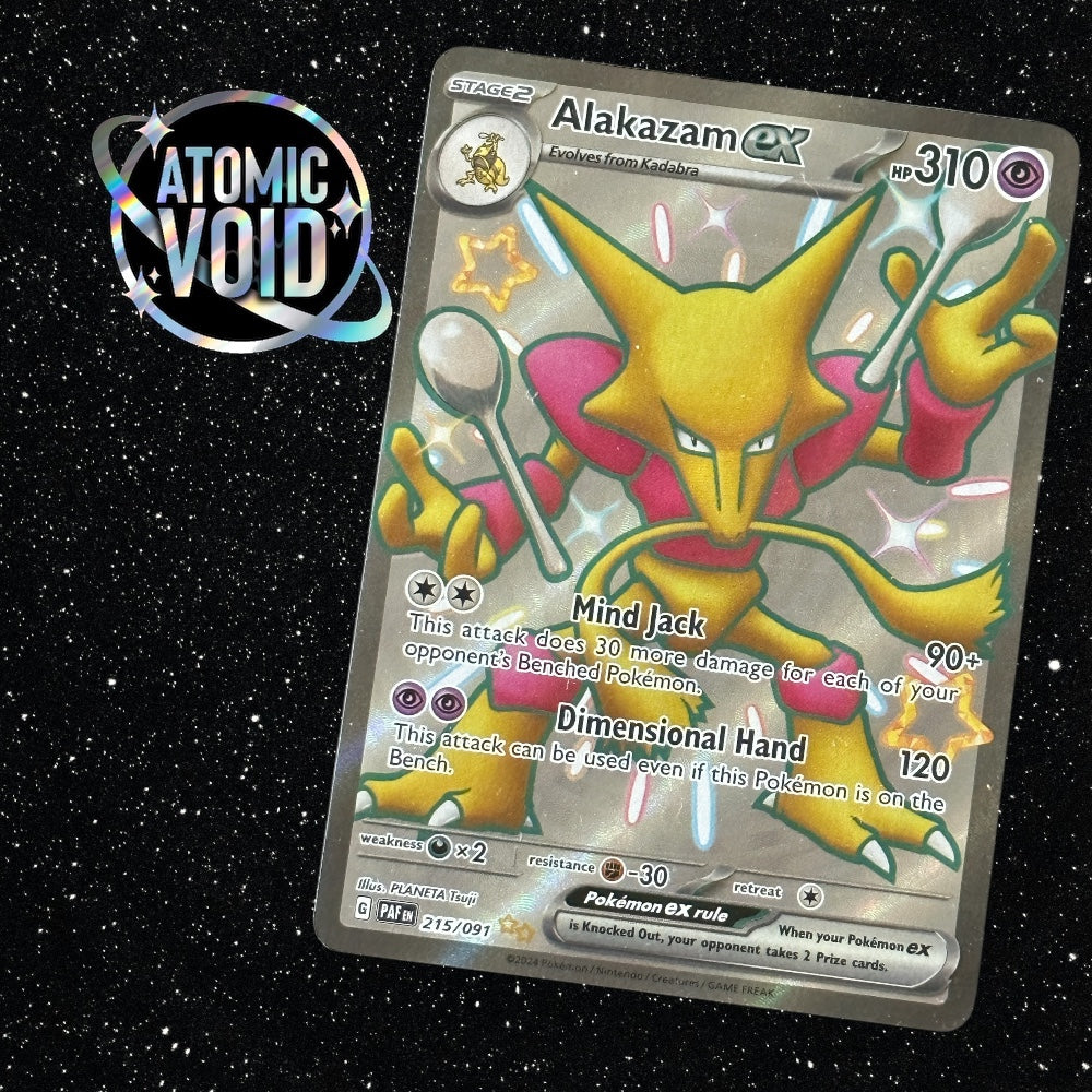 Alakazam Full Art - Paldean Fates 215/091