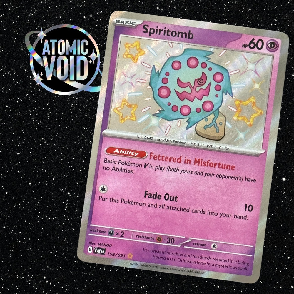 Spiritomb - Shiny Secret Rare - Paldean Fates 158/091