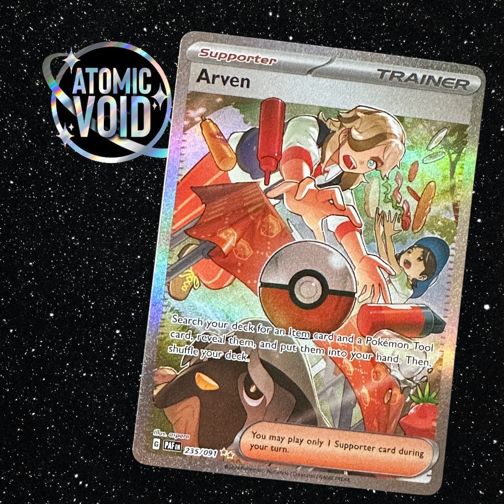 Arven Full Art - Paldean Fates 235/091