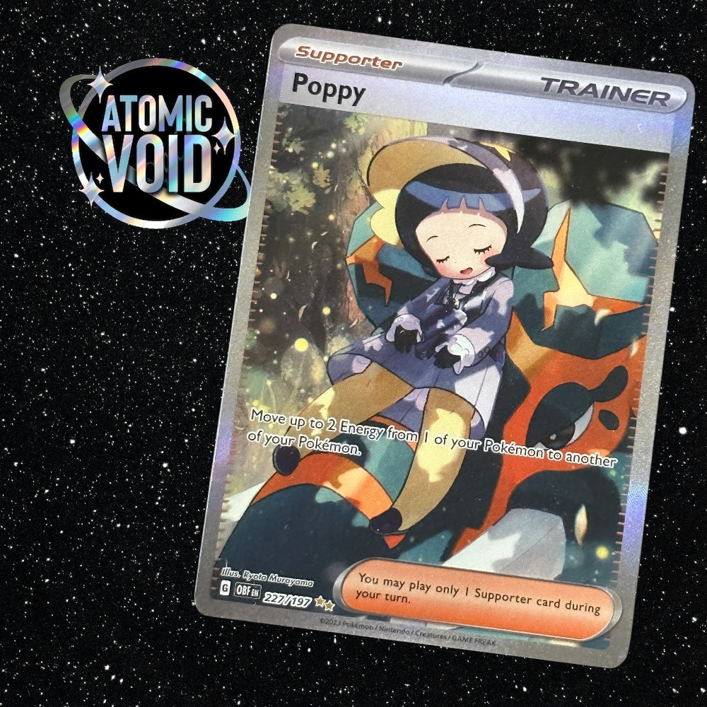Poppy Full Art Secret Rare - Obsidian Flames 227/197