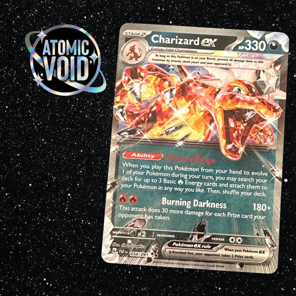 Charizard ex - Paldean Fates 054/091 Atomic Void Charizard ex - Paldean Fates 054/091 Atomic Void