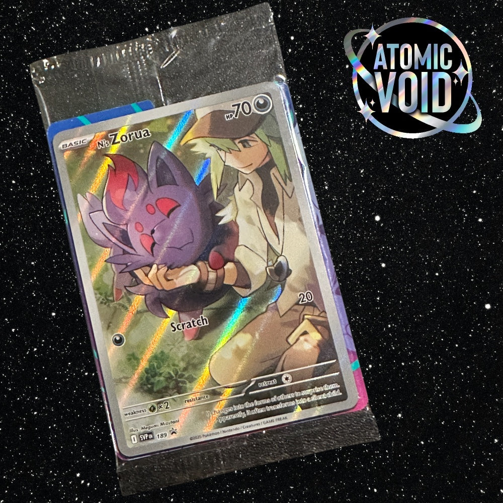 N’s Zorua SVP189 - ETB Black Star Promo, Sealed - Journey Together