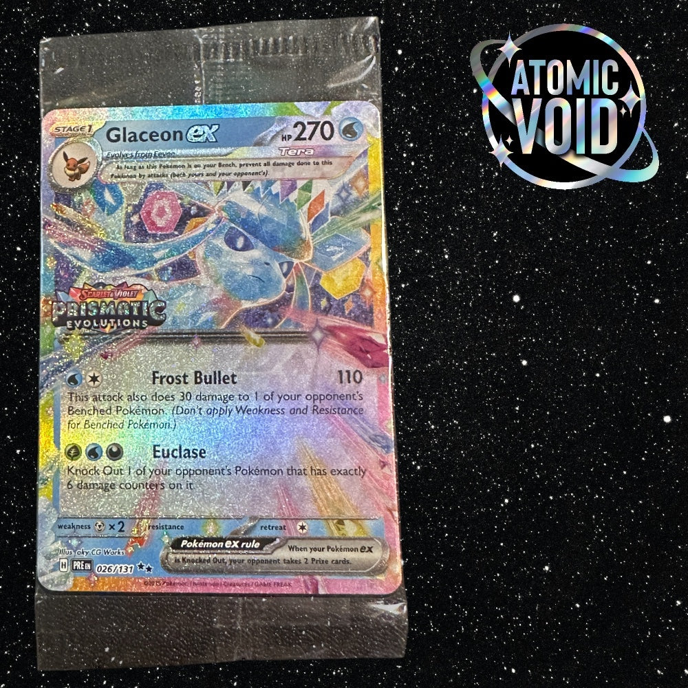 Glaceon Sealed Stamped Prismatic Promo 026/131 - Prismatic Evolutions