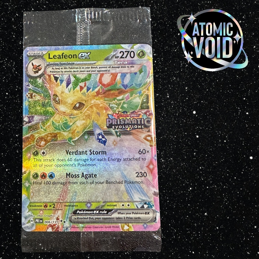Leafeon Sealed Stamped Prismatic Promo 006/131 - Prismatic Evolutions