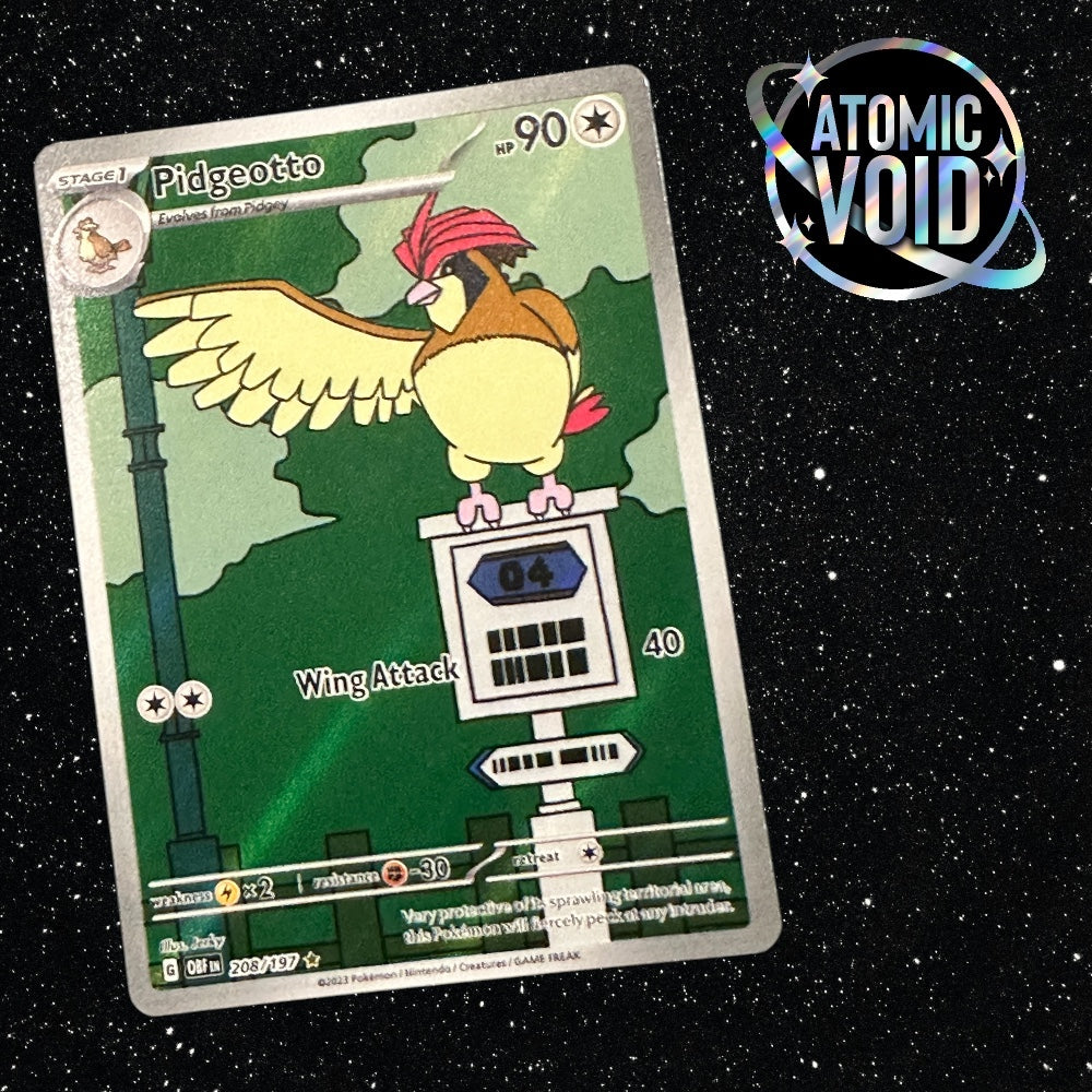 Pidgeotto Full Art 208/197 - Obsidian Flames
