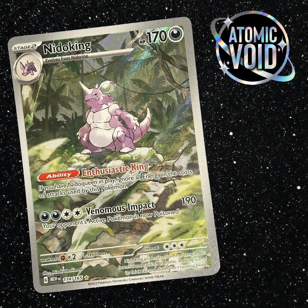 Nidoking Full Art 174/197 - Pokémon 151