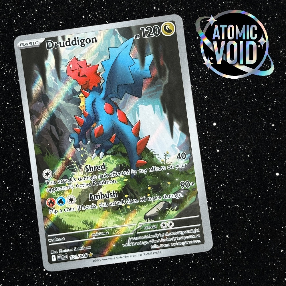 Druddigon Full Art 151/086 - White Flare