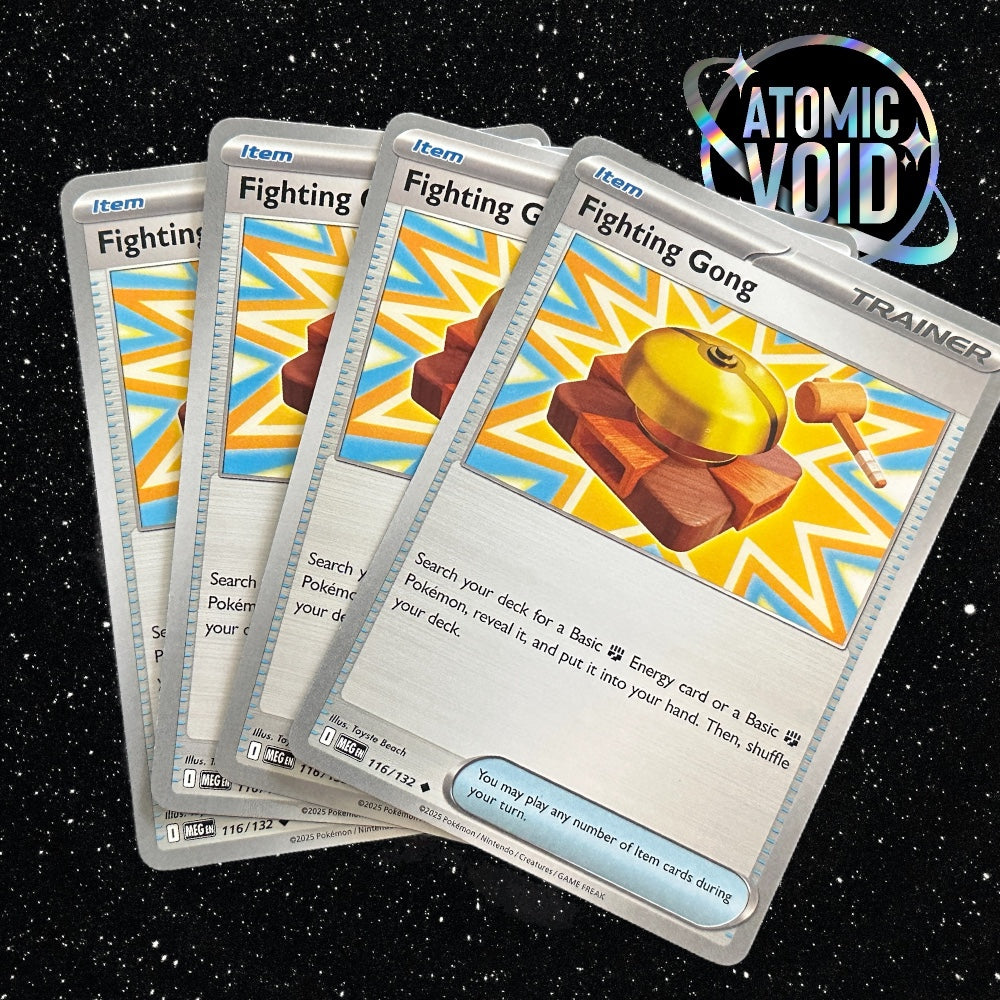 Fighting Gong 116/132 MEG Trainer Play Set - 4 x Cards