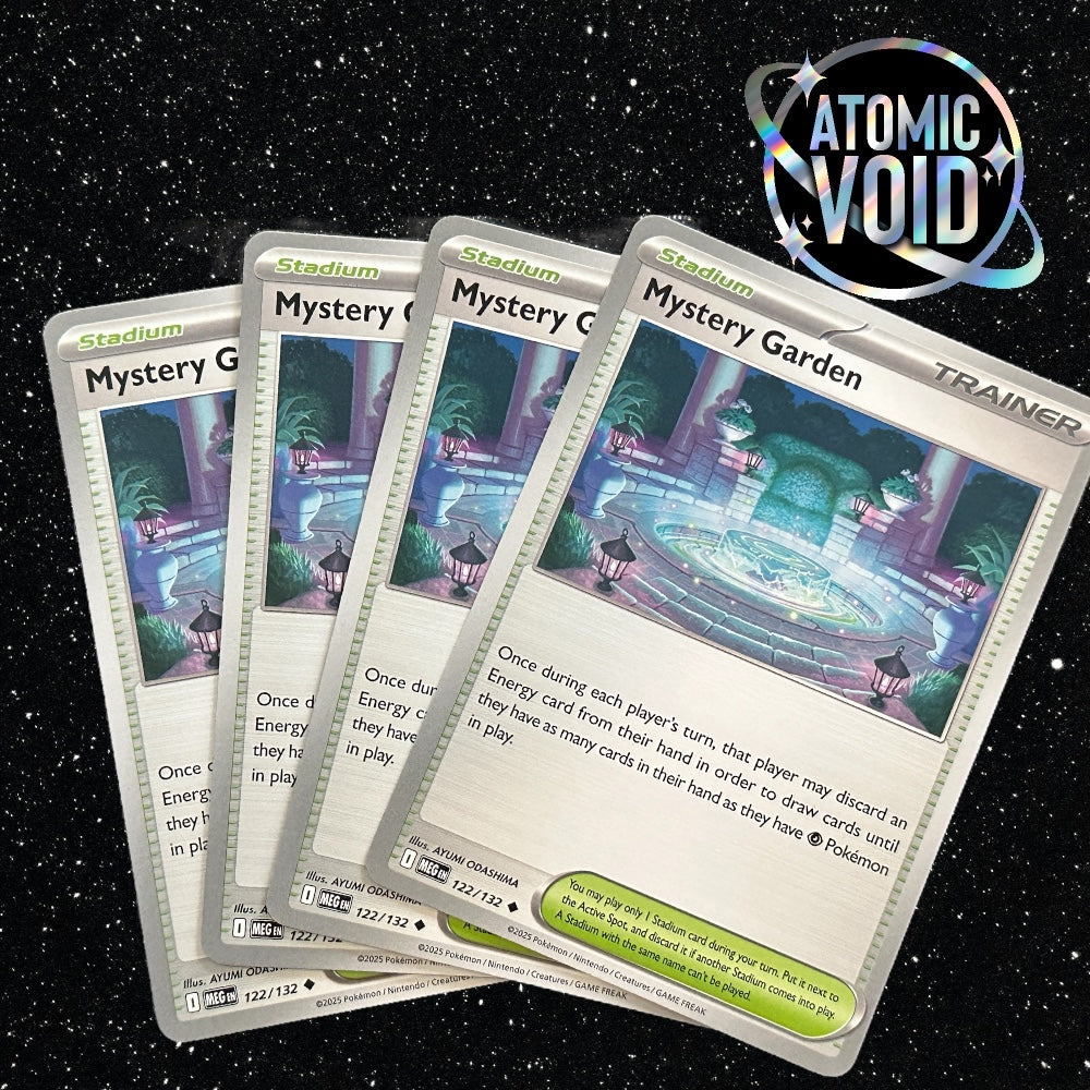 Mystery Garden 122/132 MEG Trainer Play Set - 4 x Cards