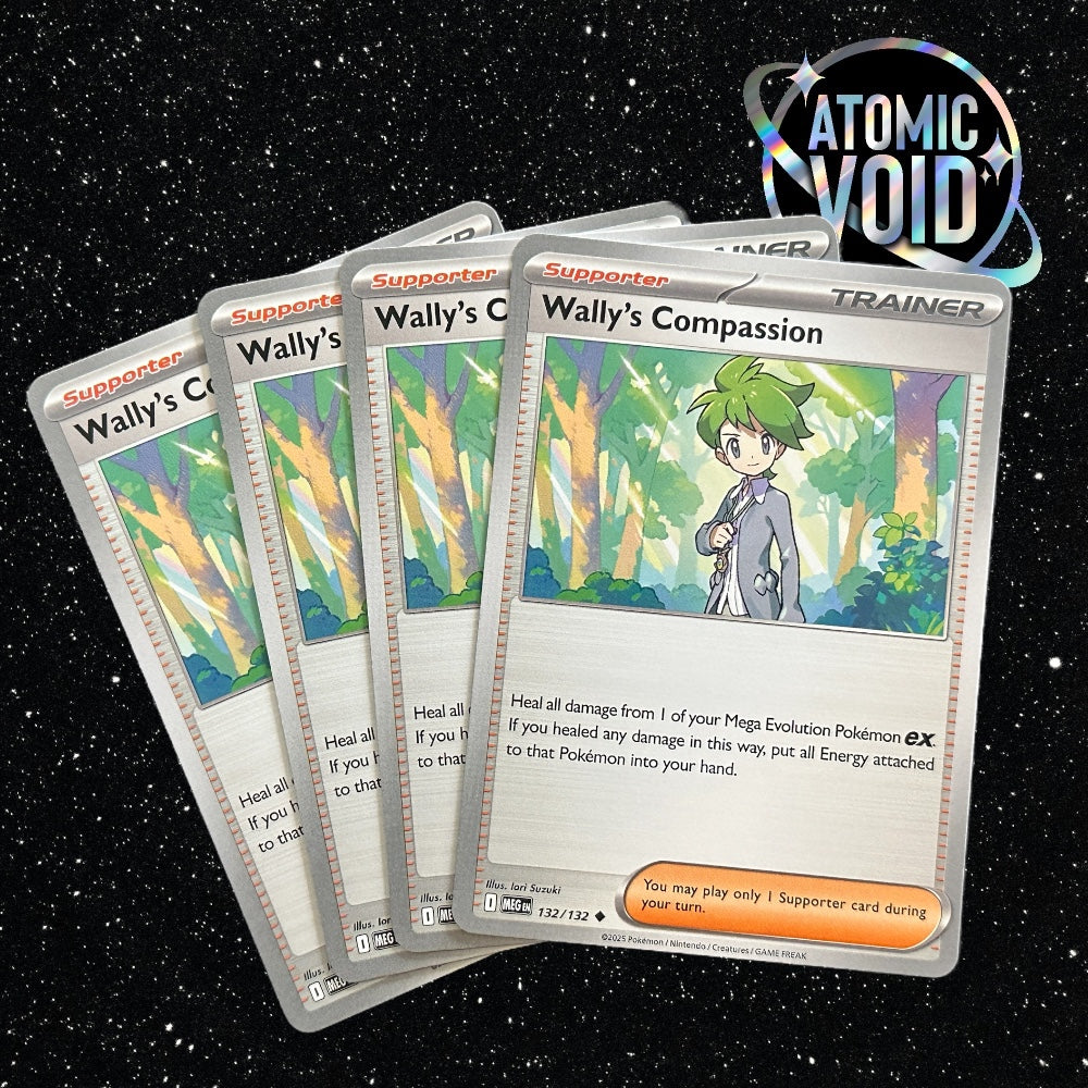 Wally’s Compassion 132/132 MEG Trainer Play Set - 4 x Cards