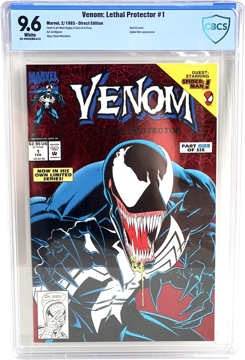Venom: Lethal Protector #1 - Marvel Comic Graded 9.6 CBCS
