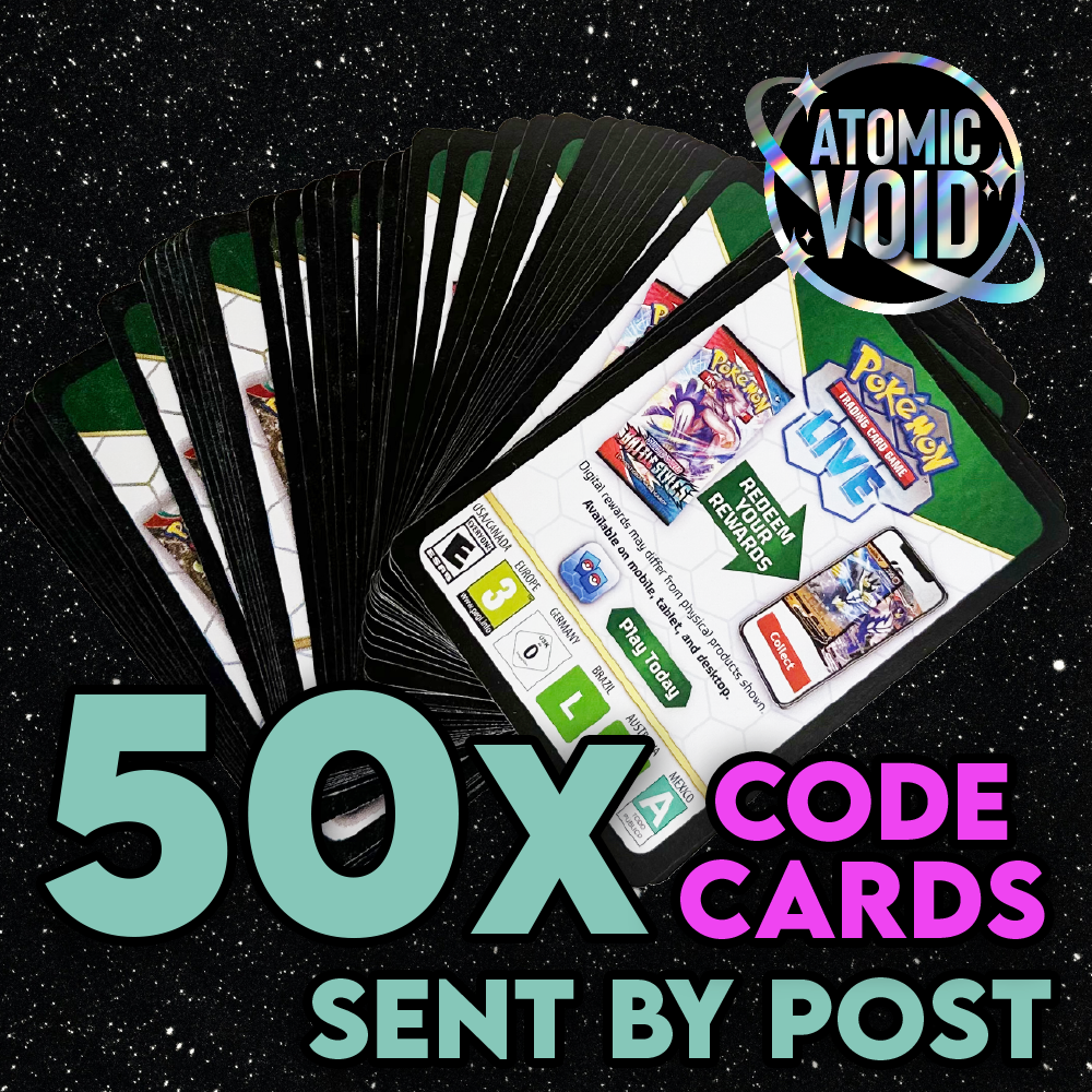 Pokémon LIVE Code Cards - Pack of 50