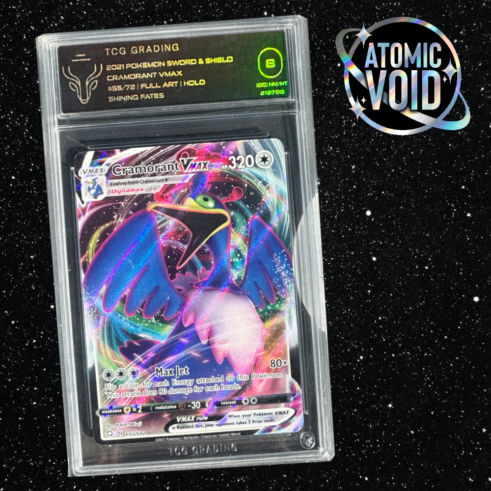 2021 Cramorant VMAX Shining Fates 55/72 Full Art Holo TCG 8