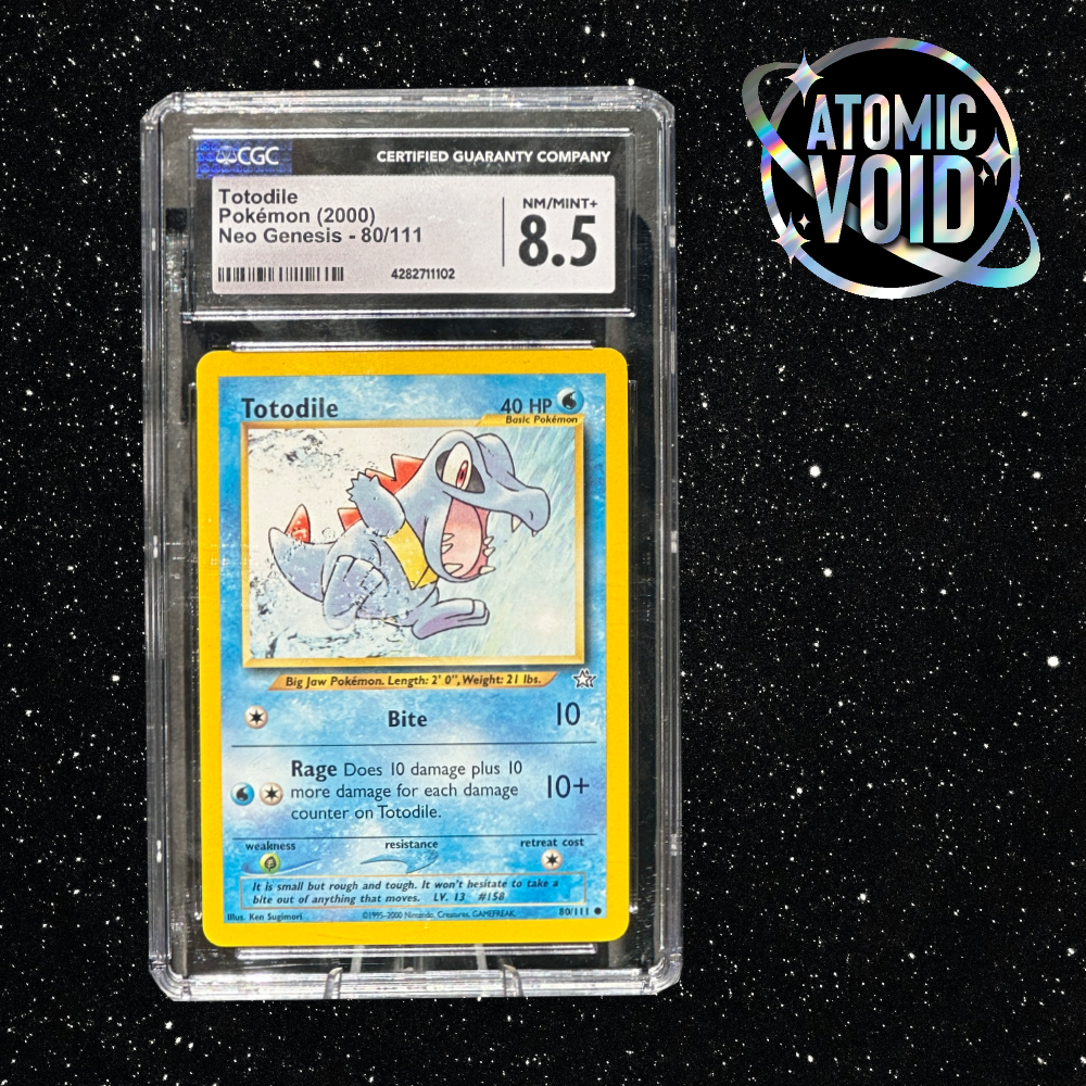 Totodile (2000) Neo Genesis 80/111 Graded CGC 8.5
