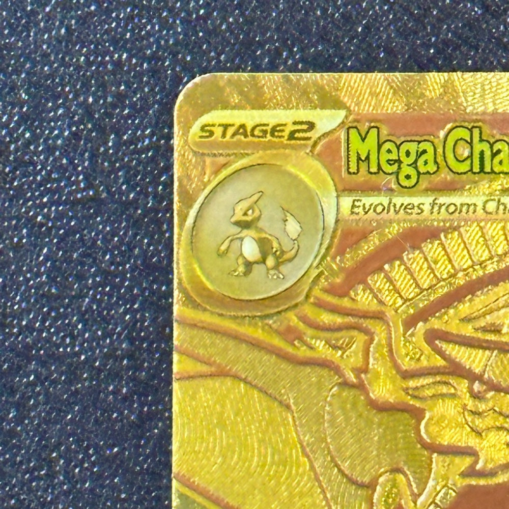 Mega Charizard ex Gold Mega Hyper Rare 130/094 - Phantasmal Flames Atomic Void Mega Charizard ex Gold Mega Hyper Rare 130/094 - Phantasmal Flames Atomic Void