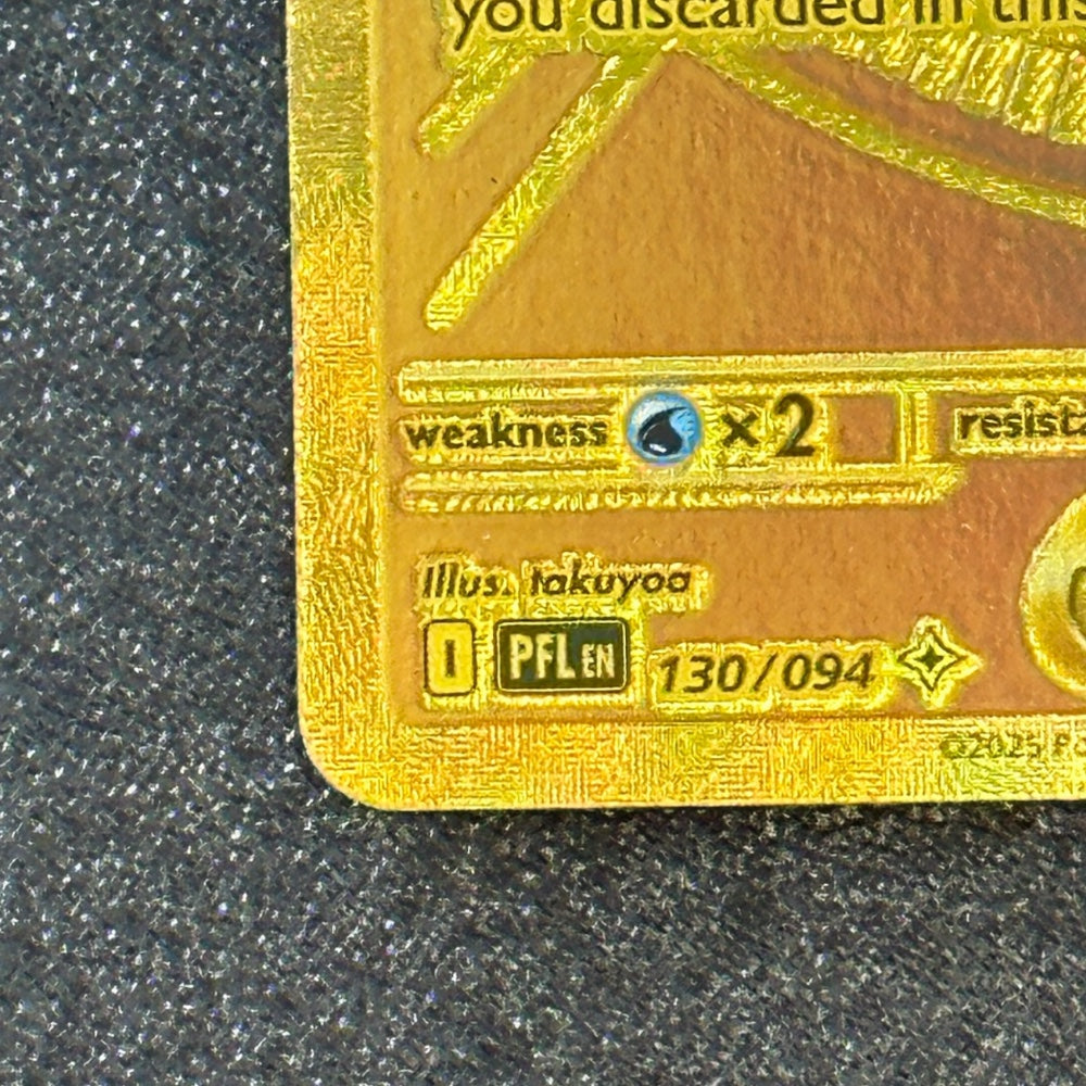 Mega Charizard ex Gold Mega Hyper Rare 130/094 - Phantasmal Flames